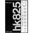 HARMAN KARDON HK825 Owner's Manual