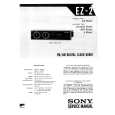 SONY EZ2 Service Manual