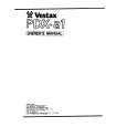 VESTAX PDX-A1 Owner's Manual
