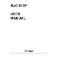 CANON BJC-5100 Owner's Manual