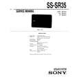 SONY SS-SR35 Service Manual