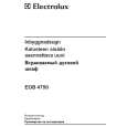 ELECTROLUX EOB4750X Owner's Manual