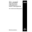 AEG LAV4759 Owner's Manual