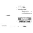 CASIO CT770 Owner's Manual