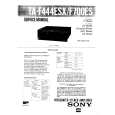 SONY TAF444ESX Service Manual