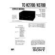 SONY TCH2700 Service Manual