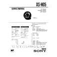 SONY XSH05 Service Manual