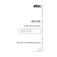 JUNO-ELECTROLUX JER500B Owner's Manual