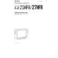 SONY KV-20HFR Owner's Manual