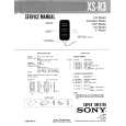 SONY XSR3 Service Manual