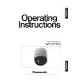 PANASONIC WVCF254 Owner's Manual