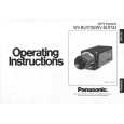 PANASONIC WVBLR730 Owner's Manual