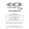 SYNTRILLIUM COOL EDIT PRO VERSION2 Owner's Manual
