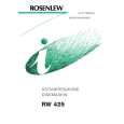 ROSENLEW RW425 Owner's Manual