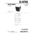 SONY SA-WP890 Service Manual
