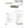 SONY PCM2700A Service Manual