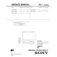 SONY KV21V4A Service Manual