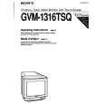 SONY GVM-1316TSQ Owner's Manual
