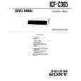 SONY ICF-C365 Service Manual