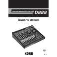 KORG D888 Owner's Manual