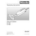 MIELE S163 Owner's Manual