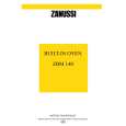 ZANUSSI ZBM1401 Owner's Manual