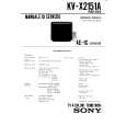 SONY KVX2151A Service Manual