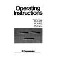PANASONIC WJ-521 Owner's Manual