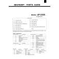 SHARP UP-5300 Parts Catalog