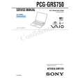 SONY PCGGRS750 Service Manual
