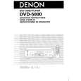 DENON DVD-5000 Owner's Manual