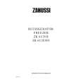 ZANUSSI ZK61/28R Owner's Manual