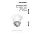 PANASONIC WVCS554 Owner's Manual