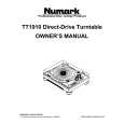 NUMARK TT1910 Owner's Manual