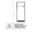ELECTROLUX RF85/15 Owner's Manual