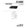 SONY XT-U400V Service Manual