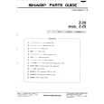SHARP Z-20 Parts Catalog