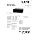 SONY TA-A790E Service Manual