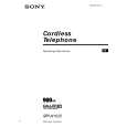 SONY SPPN1025 Owner's Manual