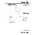 SONY KLV23M1 Service Manual