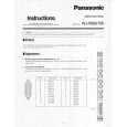 PANASONIC WJPB85T08 Owner's Manual