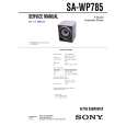 SONY SA-WP785 Service Manual