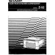 SHARP Z-52 Owner's Manual