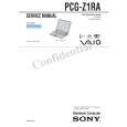 SONY PCGZ1RA Service Manual