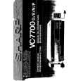 SHARP VC-7700 Owner's Manual