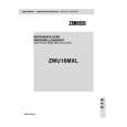 ZANUSSI ZMU16MXL Owner's Manual