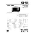 SONY HCDMD1 Service Manual
