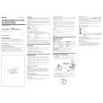 SONY SRF-HM01V Owner's Manual