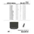 SONY KV20M42 Service Manual