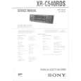 SONY XRC540RDS Service Manual